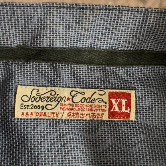 Sovereign Code Pearl Snap Button Shirt Men XL Bennett SCLS101 Western S Code - Picture 2 of 14